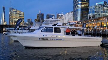 Electric hybrid vessel Hunter manufacturing