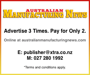 Australian Manufacturing News - Advertise 3 times, pay for only 2