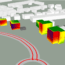 Façade noise contour maps with 3D visualisation